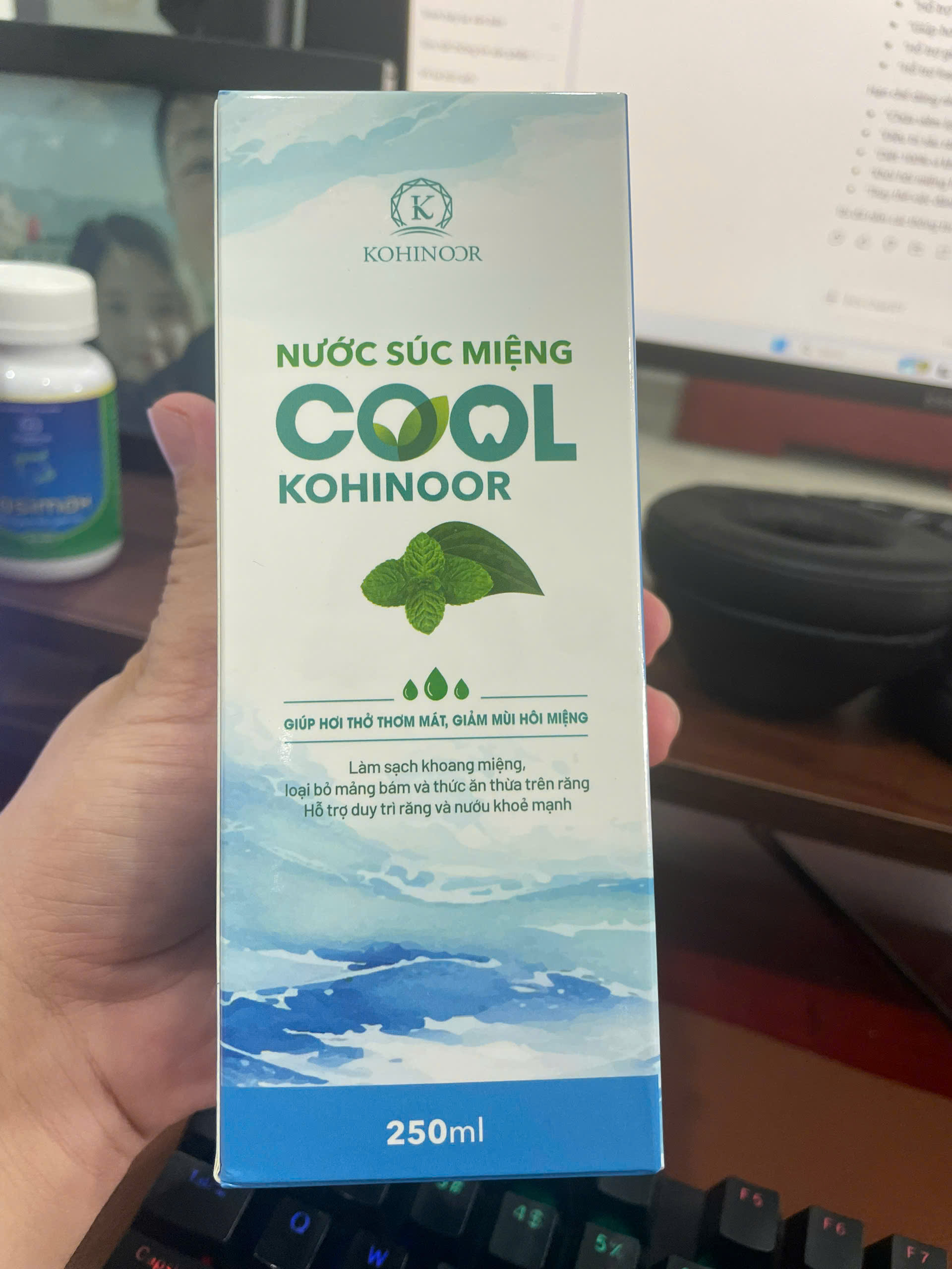 Nước súc miệng Cool Kohinoor 250ml